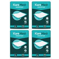 LDl: Kare Med Underpads Large ,Size 60 x 90cm ,40 Pcs, Pack of 4 