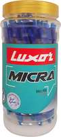 Luxor : Micra Ball Pen Pack of 25 with Jar