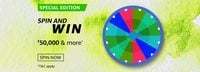 Amazon Special Edition - Spin and Win ₹50,000 & more
