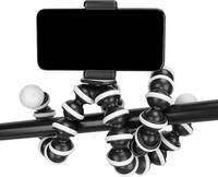 Photron 13 Inch Flexible GorillaPod Tripod Octopod POD 600 with Mobile Holder Attachment for Smart Phone, Digital Compact Camera, Mobile Phone | Weight Load Capacity: 2kg | 1/4" & 3/8" Screw upto 70%off