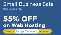 Hostgator Small Business Sale [ 18-20 May ] - 55% Off on Web Hosting +  FREE 1 Year G Suite