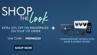 ShopTheLook - Extra 20% Off On Multipacks On Your 1st Order + Complimentary Gift Box With Mask & Mobile Pocket