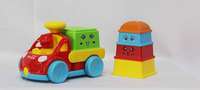 Brunte Mini Truck with Stacks to Fix as A Loading Material with Driver and Easy to Play for Kids, Multicolor