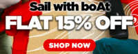 Boat New 15% Coupon With No Max Limit + Working on All Products 