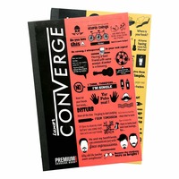 Luxor 1 Subject Spine Taped Premium Exercise Notebook, Single Ruled - (18.5cm X 27.2cm), 180 Pages, Pack of 2. Min qty 3