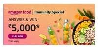 Amazon Food Nutrition Quiz Answer & Win ₹5,000 Pay Balance 