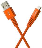 boAt Rugged V3 Braided Micro USB Cable (Molten Orange)