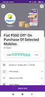 Flat ₹500 Off On Select Mobile Phones On Flipkart (Phonepe Coupon)