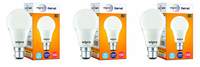 Wipro Garnet 10-Watt LED Bulb (Pack of 3, Cool Day Light)