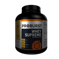 Proburst Supreme Whey Protein Powder With Glutamine & BCAAs 2 Kg |60 Servings | 24 gm Protein Per Serving -(Mango Milkshake)