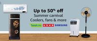 Amazon Summer Carnival - Get Up to 50% Off  + 10% Instant discount on Citi  Bank Cards & EMI Transactions