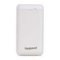 grab - Lapguard 20000mAh Li-Polymer Power Bank (White), USB Type C and Micro USB Ports | 10W Fast Charging 