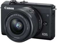 Prepaid offer&Lowest Price Canon EOS M200 Mirrorless Camera Body with Single Lens (EF-M15-45mm f/3.5-6.3 IS STM) (Black)