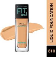 Maybelline New York Fit Me Matte+Poreless Sun Beige Liquid Foundation 310 30 ml