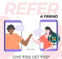 Refer a Friend Give Rs.100 &  Get Rs.100 Back