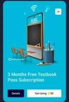3 Months Free Testbook Pass Subscription Using 50 Supercoin( Old + New User)