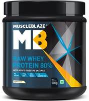 MUSCLEBLAZE Raw Whey Protein  (500 g, Unflavored)