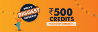 Mojopizza India's Biggest Referral Offer : Get Rs.500 credits for every referral.