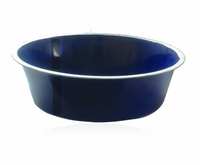 Profusion Pet Dog Cat Bowl for Drinking and Eating(Dark Blue, Medium, Set of 2, Capacity-800 ML)