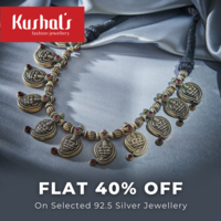 Flat 40% off on Selected 92.5 Silver Jewellery