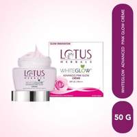 LOTUS HERBALS WhiteGlow Advanced Pink Glow Crme SPF 25 | PA+++ for skin brightening, Anti-Pollution, Preservative Free, All skin types  (50 g)