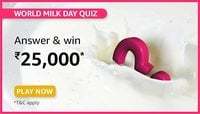 Amazon World Milk Day Quiz Answer & Win ₹25,000 Pay Balance 