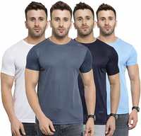 AWG ALL WEATHER GEAR Men's Regular Fit T-Shirt (Pack of 4) 