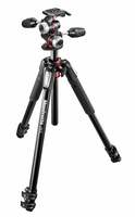 Manfrotto MK055XPRO3-3W Aluminium 3 Section Horizontal Column Tripod with Head
