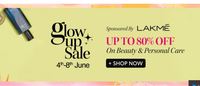 Myntra Glow Up Sale- Upto 80% Off On Personal Care And Makeup Products (4-8June) 