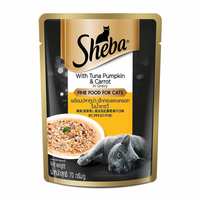 PE - Sheba Rich Premium Adult (+1 Year) Fine Wet Cat Food, Tuna Pumpkin & Carrot in Gravy - 70 g Pouch, Pack of 24
