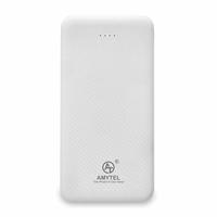 Amytel T-63 10000mAh 2.1Amp Dual Output Li-Polymer Power Bank (Black)