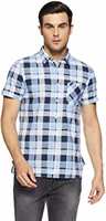 Lee Cooper Men's Checkered Regular Fit Casual Shirts @ 422