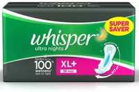 Whisper Ultra night XL plus 30 wings Sanitary Pad (pack 30 ) Sanitary Pad