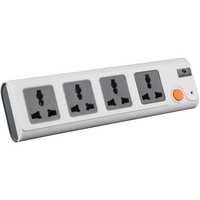 Zebronics ZEB-PS4300 Power Strip Extension Socket with 4 Universal Socket and 2.8 m Long Power Cable