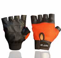 De jure Fitness Gym Gloves for Weight Lifting Crossfit Fitness Workout Exercise Hand Grips for Men & Women