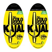Maybelline Set of 2 Black Colossal Kajal 0.35 g