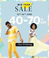 Myntra Mid Year Sale + 10% Instant discount on ICICI Bank Cards | 12-16 June