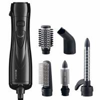 Havells HC4085 - Air Care Styler, Pre-Styling Half Brush and Drying Nozzle, Styling Curlers, Smoothening Roller Brush, Suitable for All Hair Types (Black)