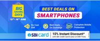 Flipkart Big Saving Days Mobile Deals -  Up to 40% Off + 10% Instant discount on SBI Bank Cards & EMI Transactions | 12-16 June
