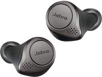 Jabra Elite 75t True Wireless Active Noise Cancelling (ANC) Bluetooth Earbuds, Long Battery Life for Calls and Music, Voice Assistant Enabled, Titanium Black

