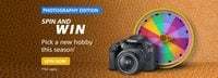 Amazon Photography Edition Spin and Win | Pick photography as a hobby | Win a camera & more