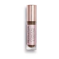 Makeup Revolution Conceal and Define Concealer, C18 Dark Brown, 3.4ml
