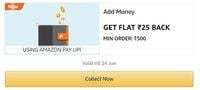 Amazon: Flat 25 Cashback On 500 Add Money Using Amazon Pay UPI