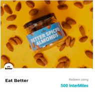 intermiles loot : get eat better voucher worth 500rs at 500 intermiles 