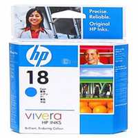 HP 18 Original Ink Cartridge, Cyan