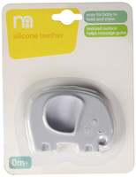 Mothercare Elephant Silicone Baby Teethers, Grey, 3-12m (RA739)