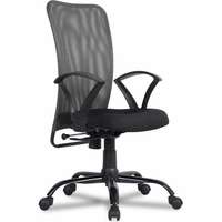 Sigma Mesh Medium Back Chair in Grey Colour by HomeTown