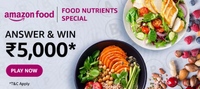 Amazon Food Nutrients Special Quiz Answer And Win ₹5000