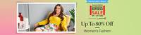 Women Clothing & Accessories Up to 80% off + 10% Off Up to 1750 On SBI CC + Extra Off via Collect Offer