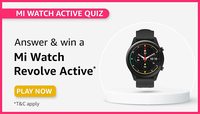 Amazon Mi Watch Active Quiz Answer & Win a Mi Watch Revolve Active 